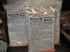 Black Indian mineral salt